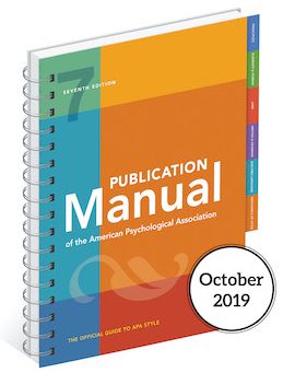 APA Manual 7th edition cover