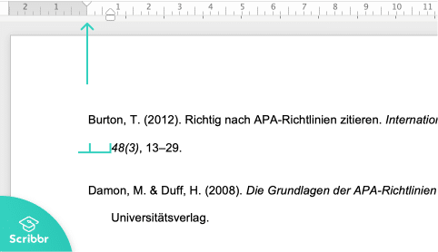 literaturverzeichnis layout