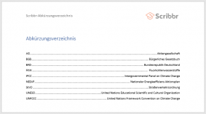 Das Abkürzungsverzeichnis Deiner Bachelorarbeit