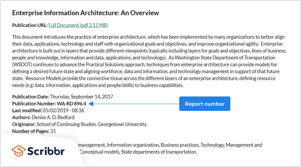 How To Cite A Report In Apa Style Format Examples