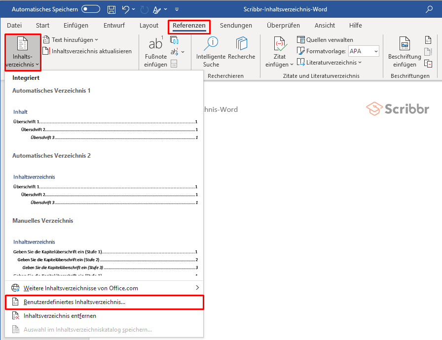 Automatisches Inhaltsverzeichnis in Microsoft Word erstellen - mit Video