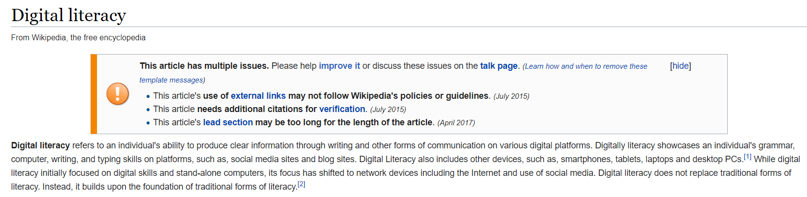 Een Wikipediaartikel citeren in APAstijl Format