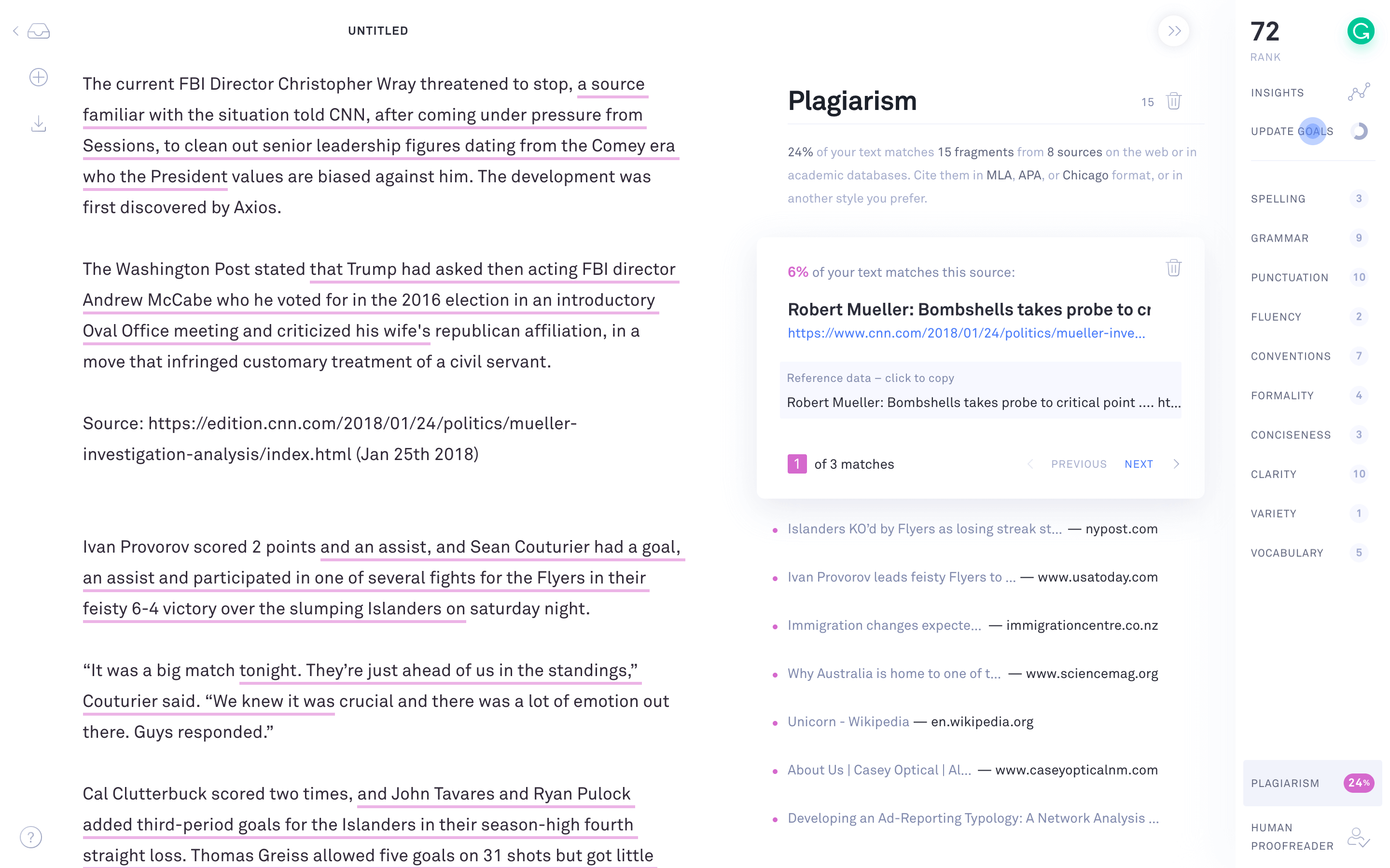 free grammar plagiarism checker