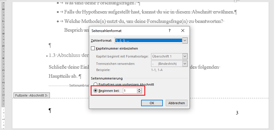 Seitenzahlen In Word Ab Seite 3 Erstellen In 2 Minuten Video