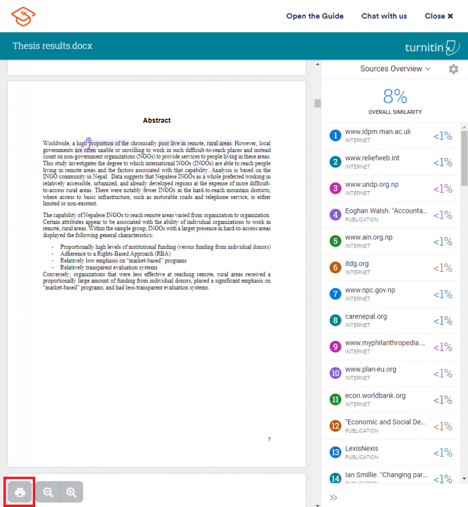 extended essay plagiarism percentage