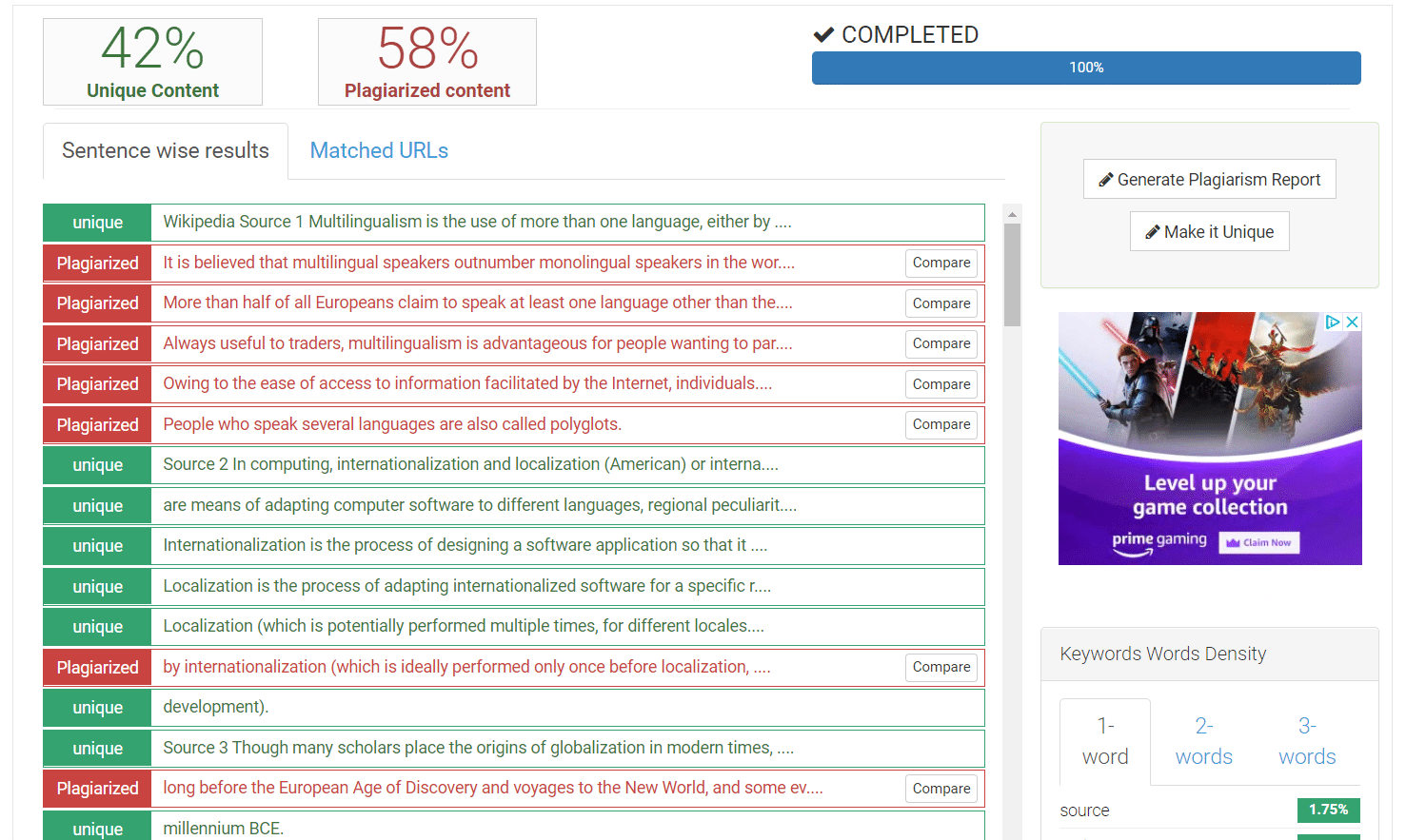 free plagiarism checker no sign up