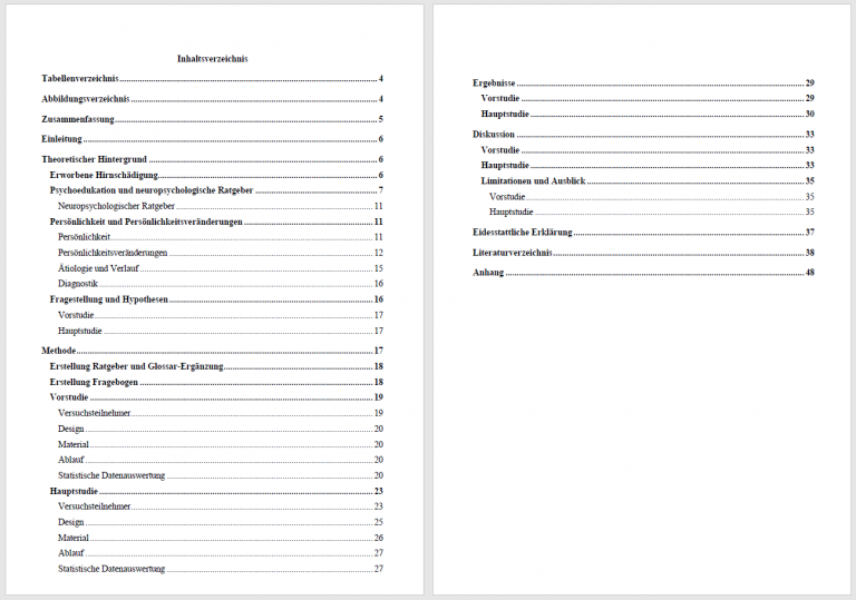 Aufbau und Gliederung deiner Masterarbeit + Vorlage & Tipps