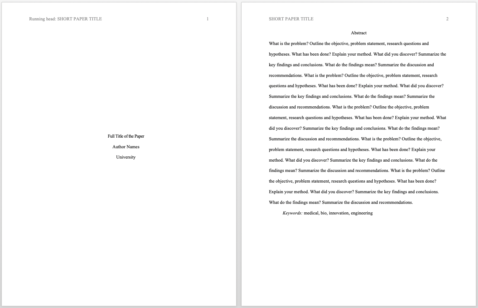 college term paper example