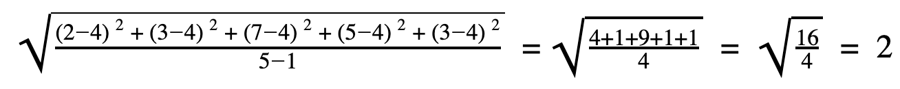 Standardabweichung verstehen und berechnen - Excel Beispiel