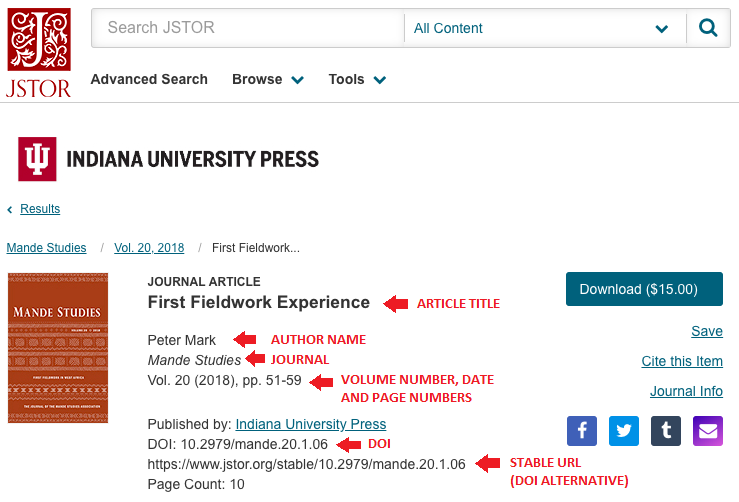 MLA Journal Article Citation Format, Works Cited, Intext Citation