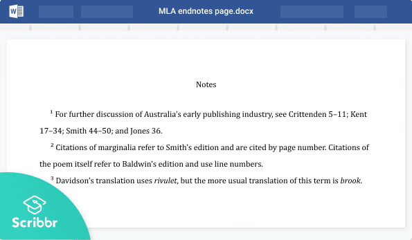 How To Write Mla Footnotes