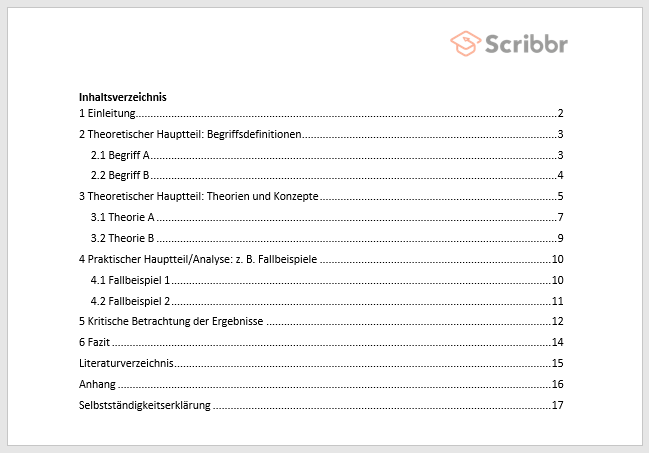 Das Inhaltsverzeichnis Deiner Facharbeit In Word So Einfach Geht S