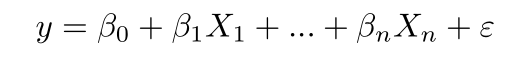 simple linear regression equation example