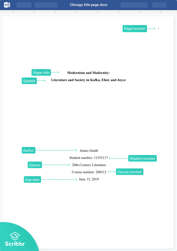 chicago style sample research paper