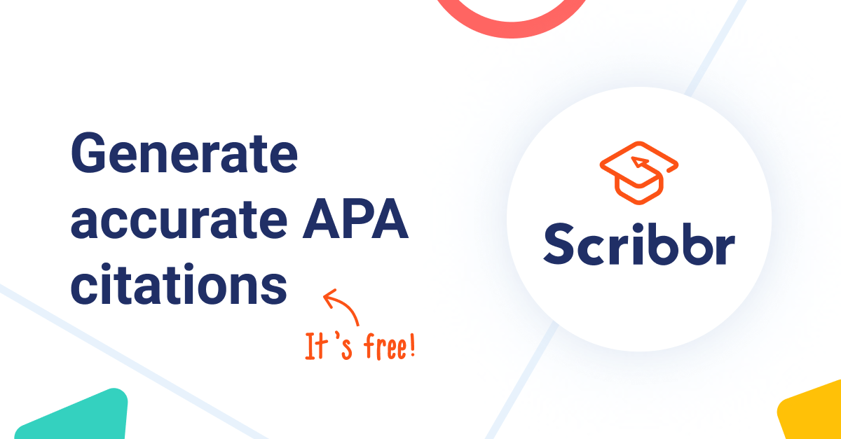 Apa Citation Generator Free Verified By Experts Scribbr