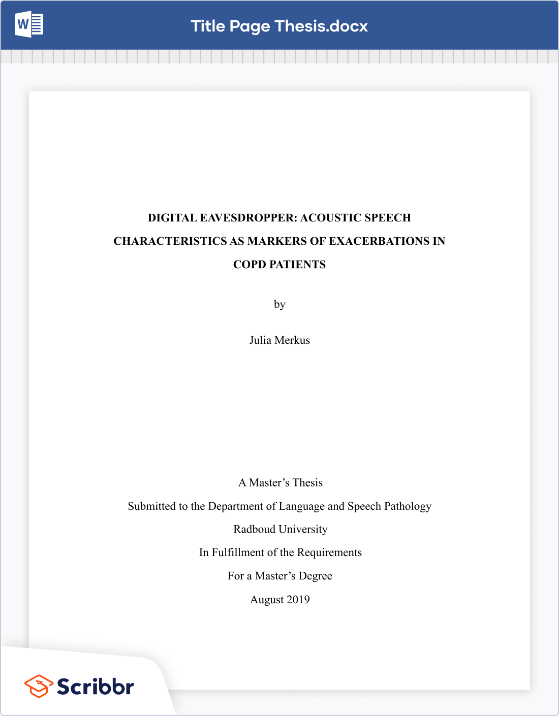example of thesis title proposal